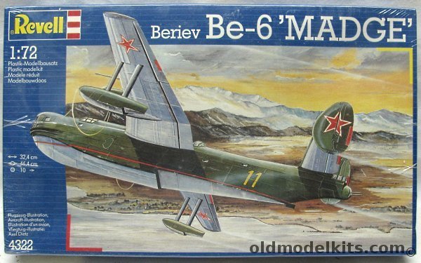 Revell 1/72 Beriev Be-6 Madge Flying Boat, 4322 plastic model kit